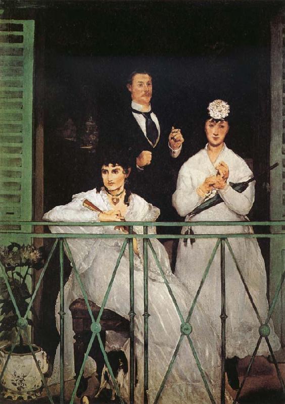 Edouard Manet The Balcony Norge oil painting art